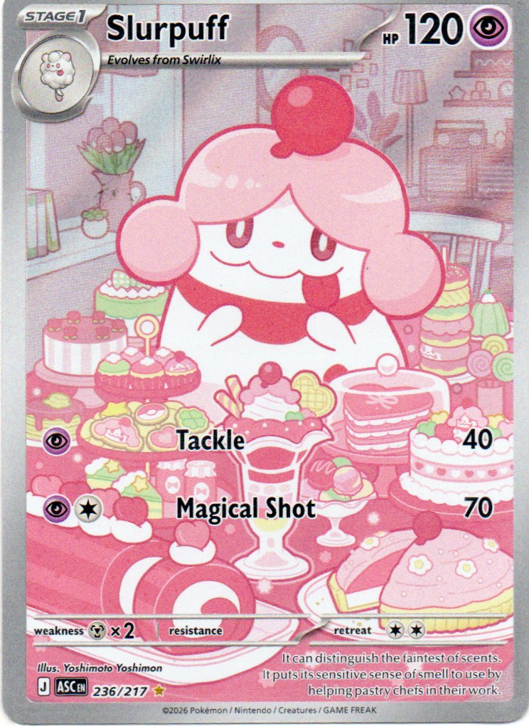 Sluepuff 236 ingles Illustration rare
