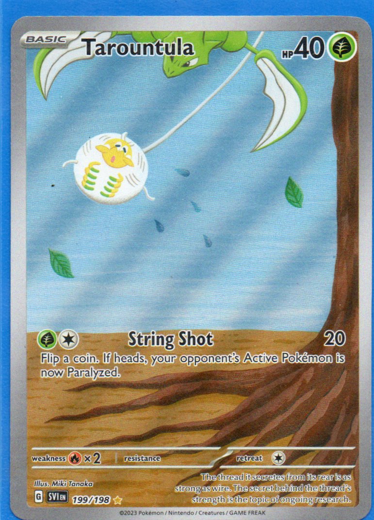 Tarountula 199 ingles Illustration rare