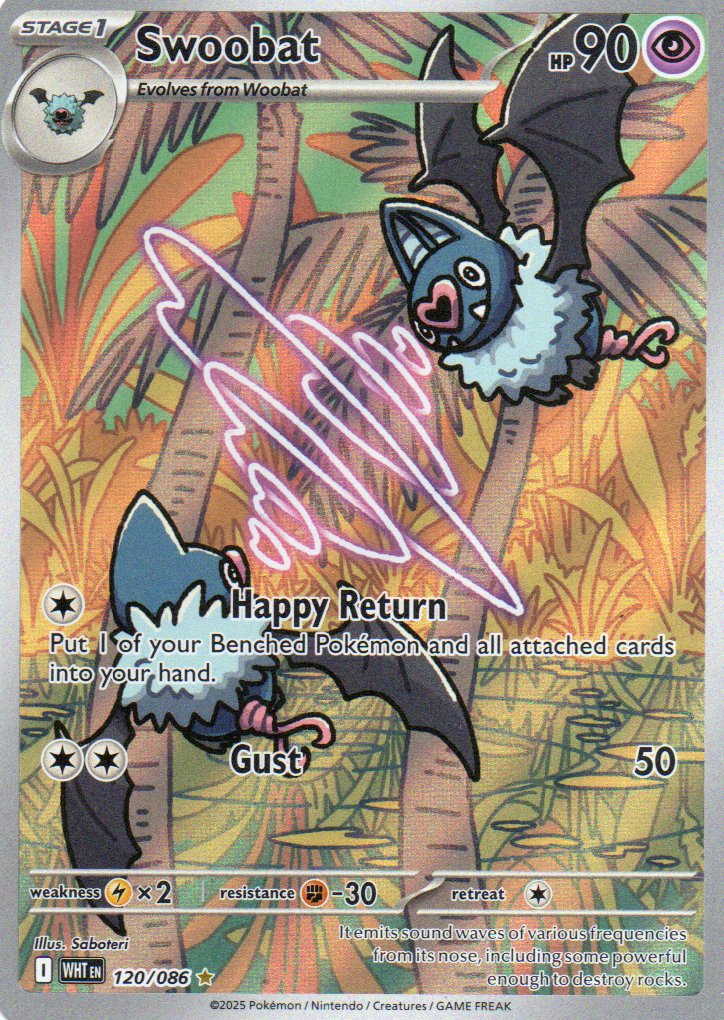 Swoobat 120 ingles Illustration rare