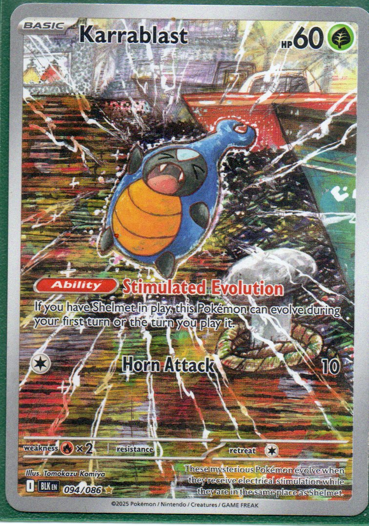 Karrablast 94 ingles Illustration rare