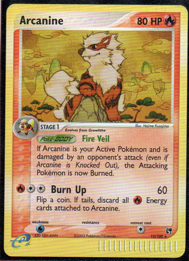 Arcanine 15 Ingles Rare