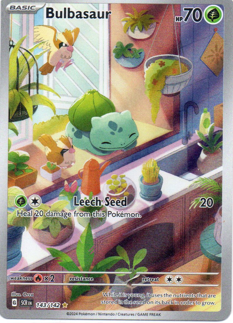 Bulbasaur 143 Ingles Illustration rare