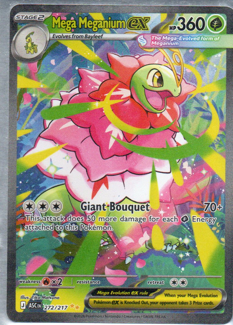 Mega Meganium ex 272 Ingles Special Illustartion rare