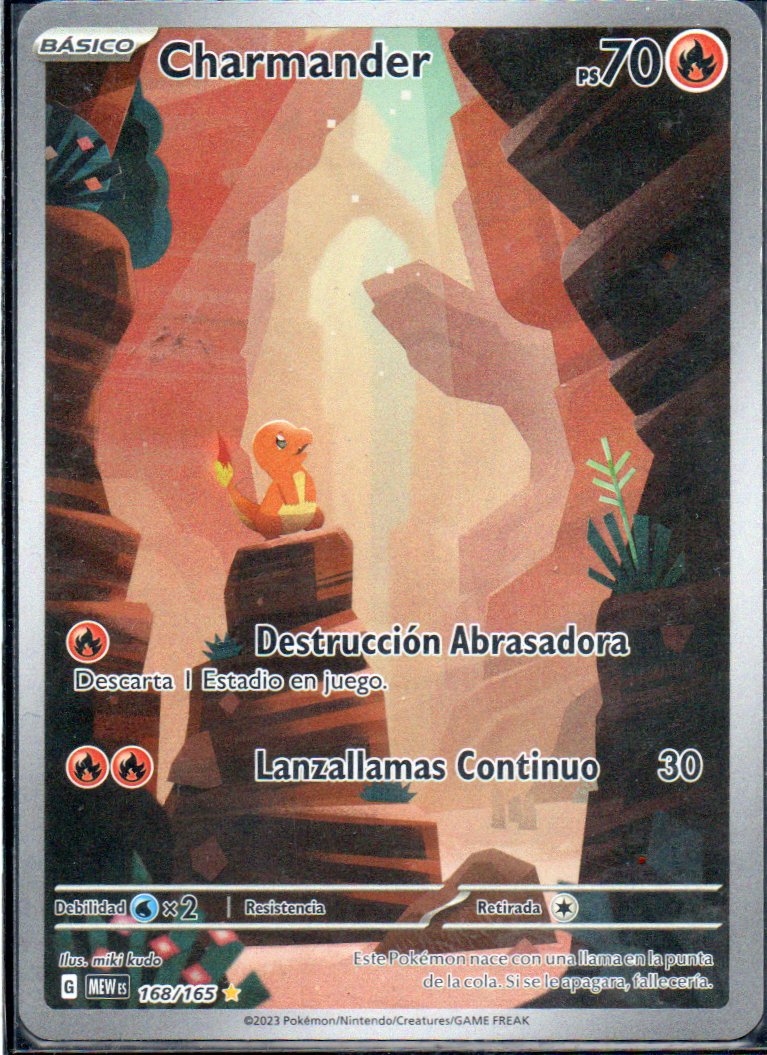 Charmander 168 Español Illustration rare
