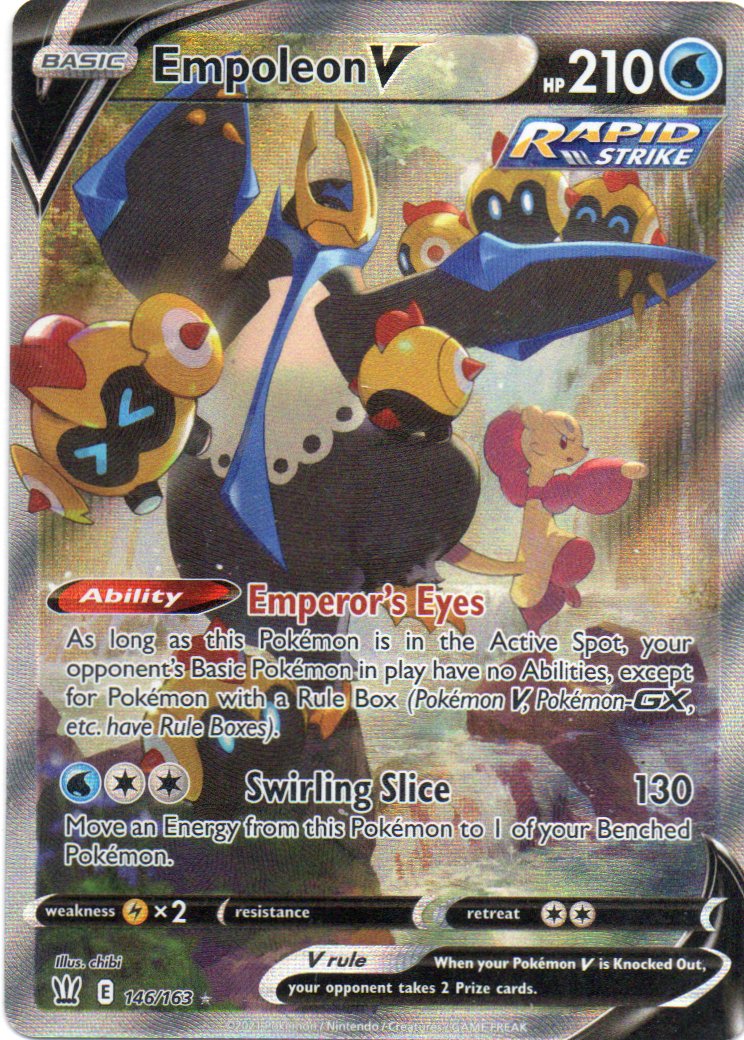 Empoleon V 146 ingles Ultra rare