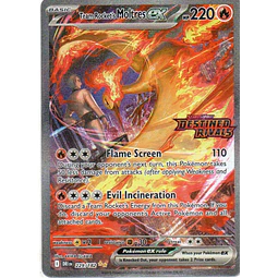Team Rocket's Moltres ex 229 ingles Special Illustartion rare