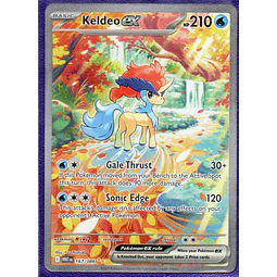 Keldeo ex 167 ingles Special Illustartion rare