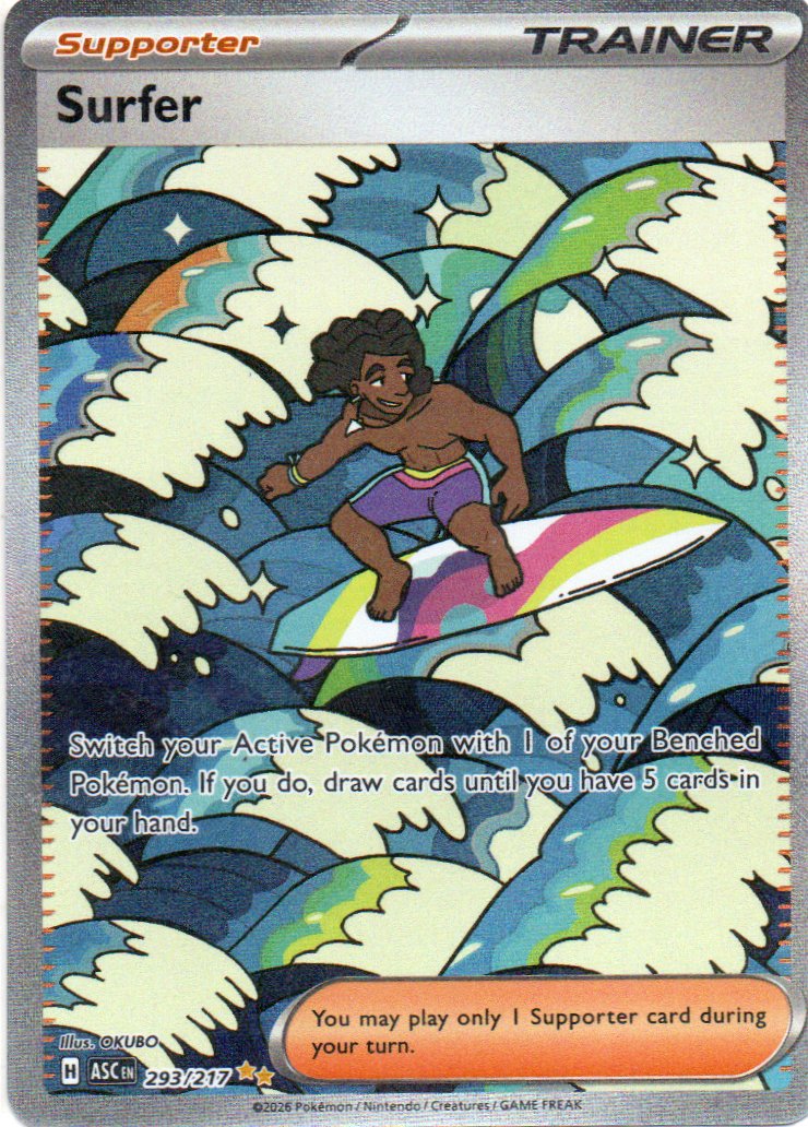 Surfer 293 ingles Special Illustartion rare