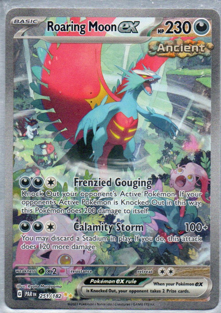 Roaring Moon ex 251 ingles special Illustartion rare