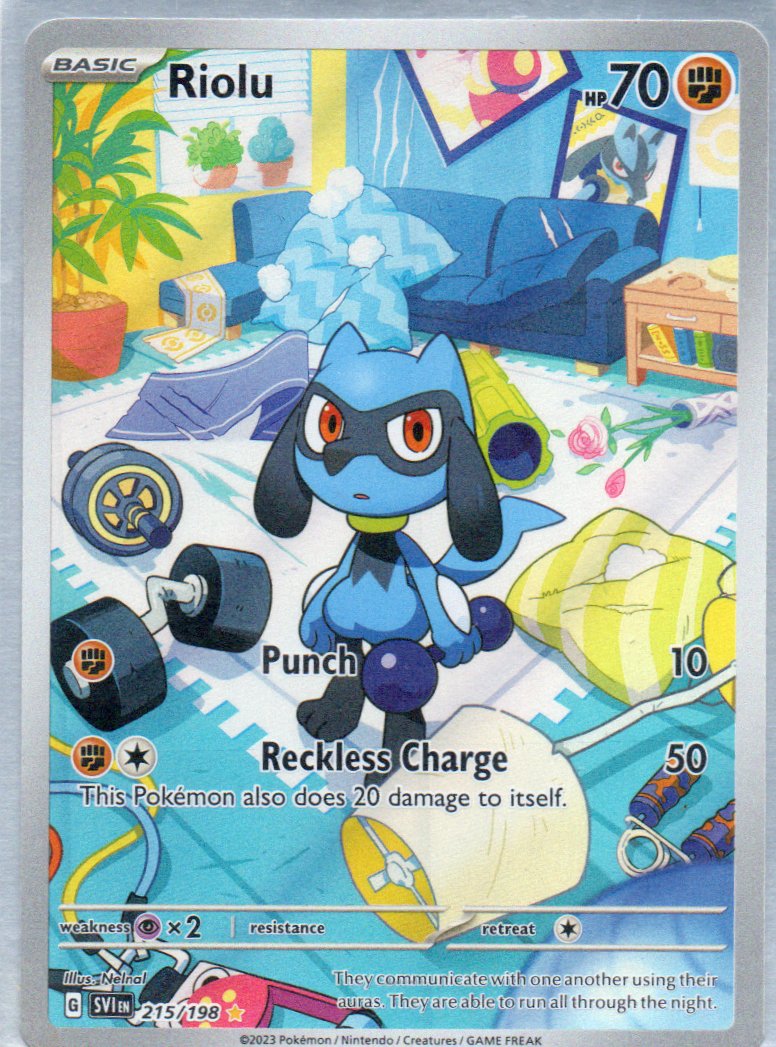 Riolu 215 ingles Illustration rare