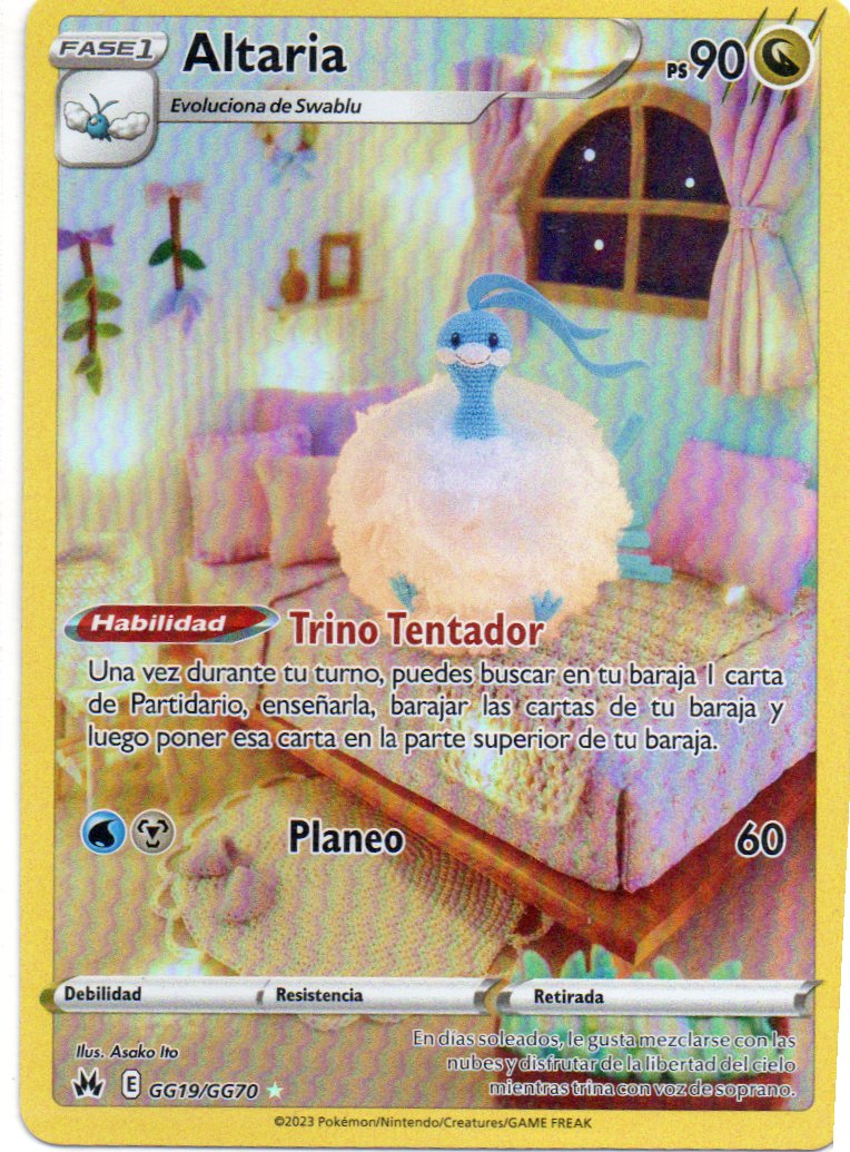 Altaria GG19 Español Ultra rare