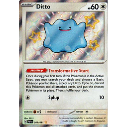 Ditto 201 ingles Shiny rare