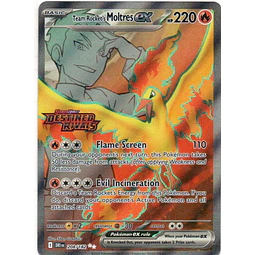 Team Rocket's Moltres ex 20 ingles Ultra rare