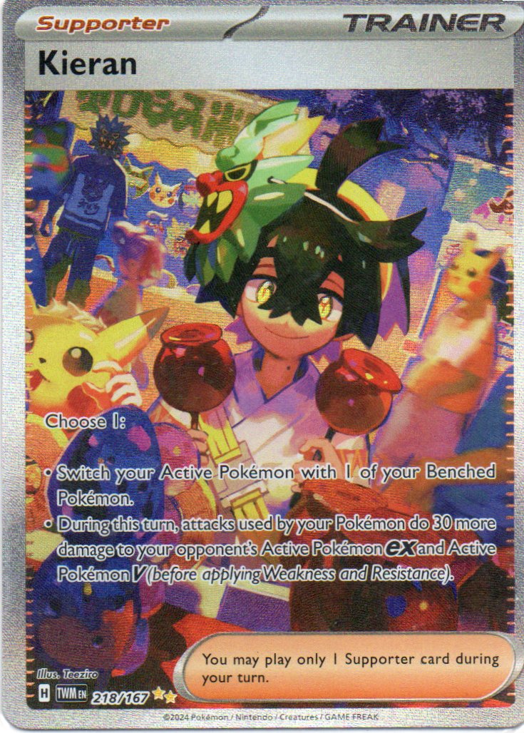 Kieran 218 ingles special Illustartion rare