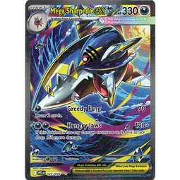 Mega Sharpedo ex 127 ingles special Illustartion rare