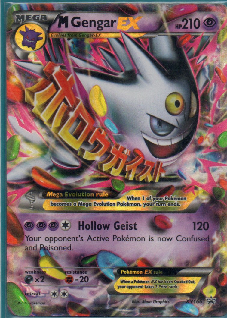 M Gengar EX XY166 ingles Promo