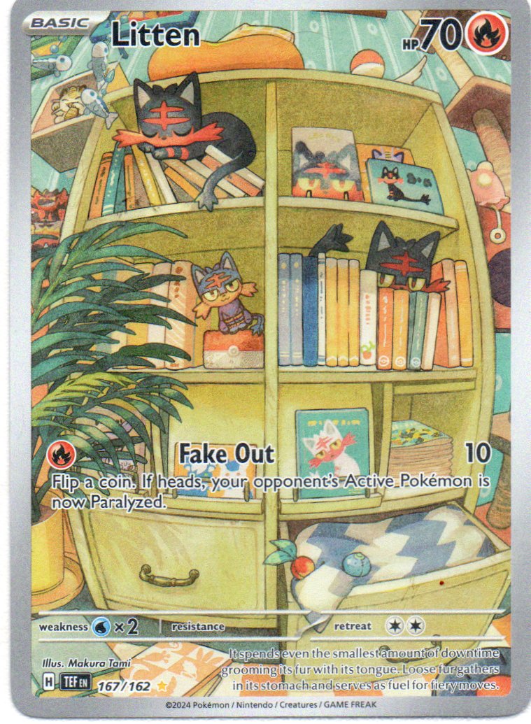 Litten 167 ingles Illustration rare