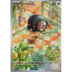 Lechonk 209 ingles Illustration rare
