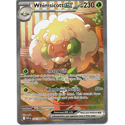 Whimsicott ex 165 ingles special Illustartion rare