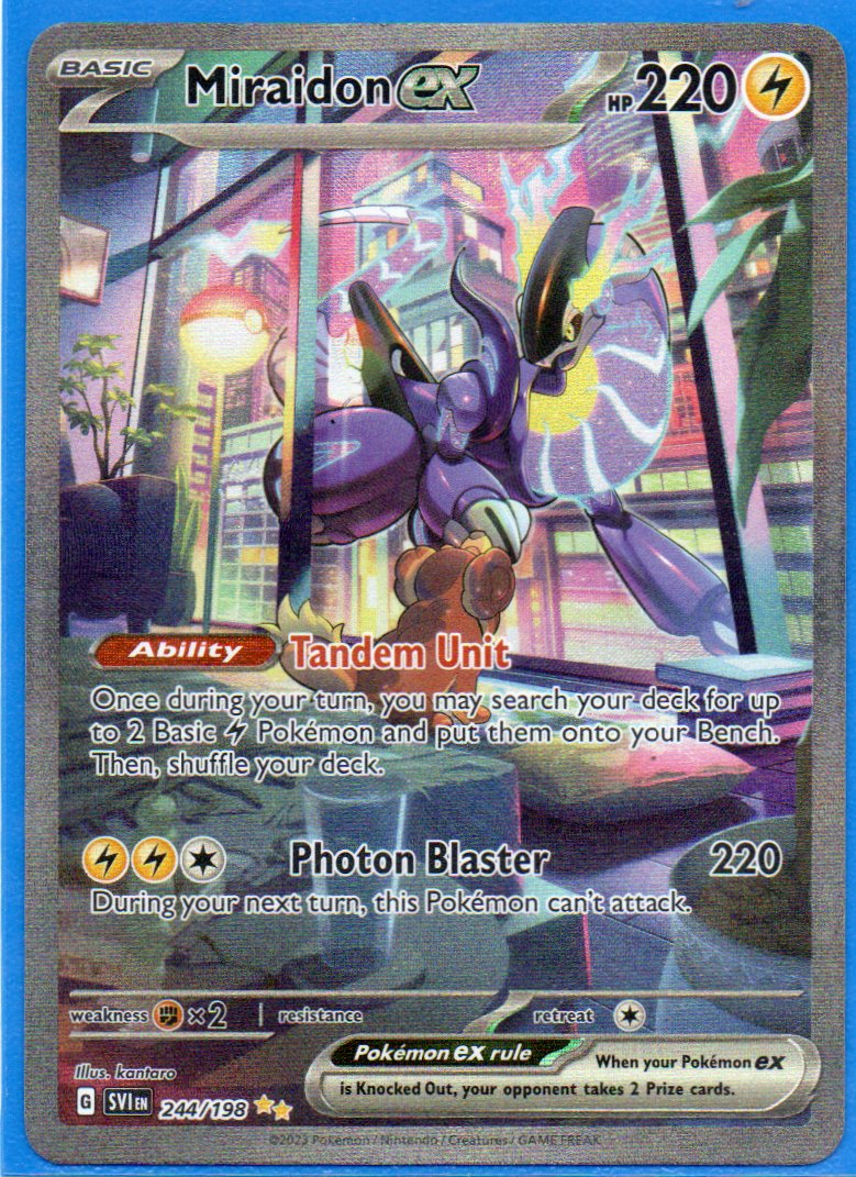 Miraidon ex 244 ingles special Illustartion rare