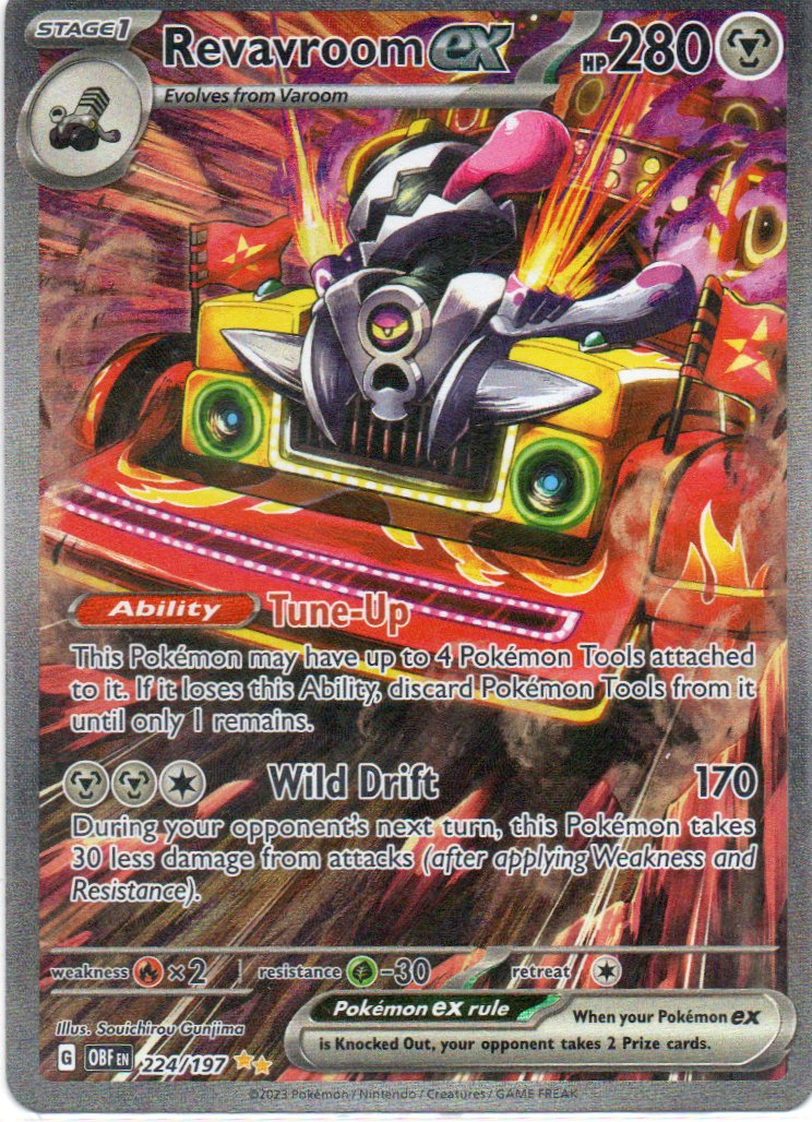 Revavroom ex 224 ingles special Illustartion rare