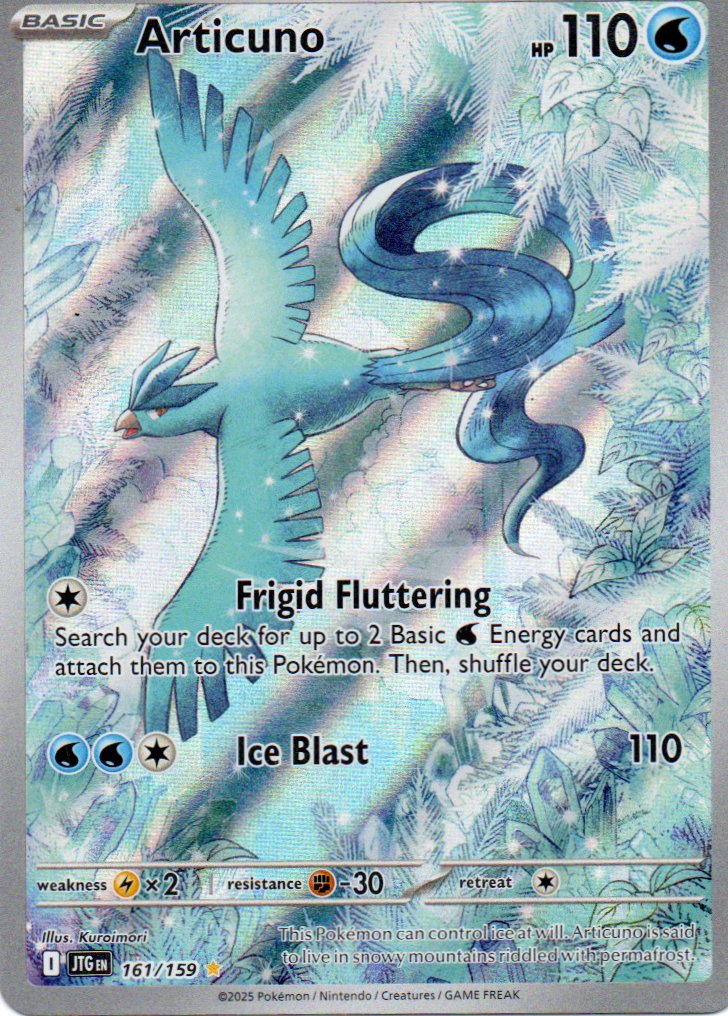 Articuno 161 ingles Illustration rare