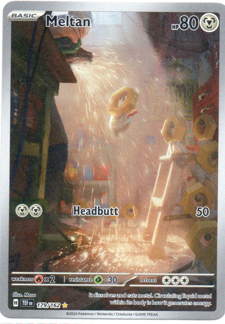 Meltan 179 ingles Illustration rare