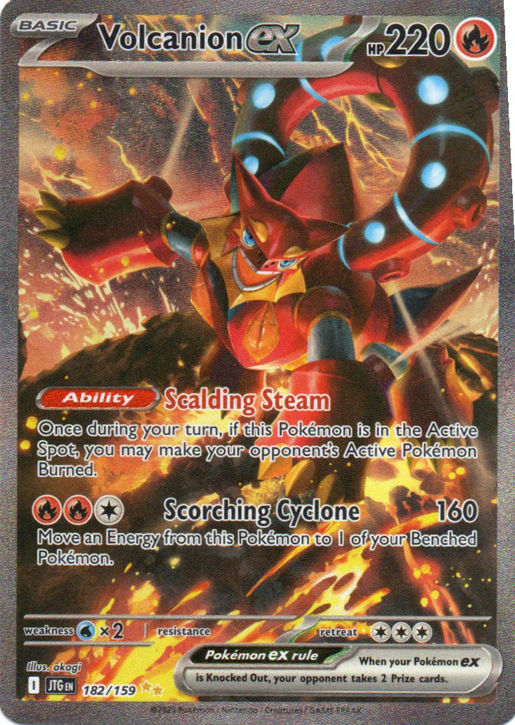 Volcanion ex 182 ingles special Illustartion rare