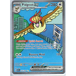Pidgeot ex 225 ingles Illustration rare