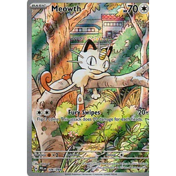 Meowth 106 ingles Illustration rare
