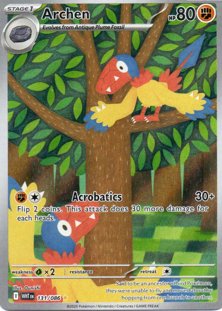 Archen 131 ingles Illustration rare