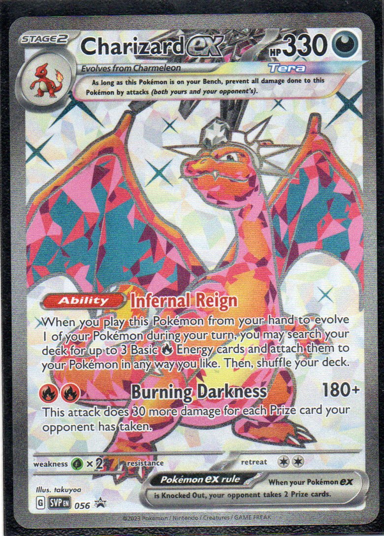Charizard ex 56 ingles Promo