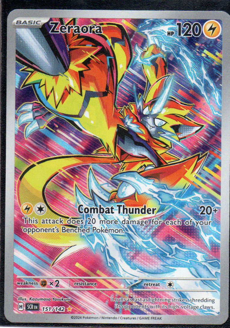 Zeraora 151 ingles Illustration rare