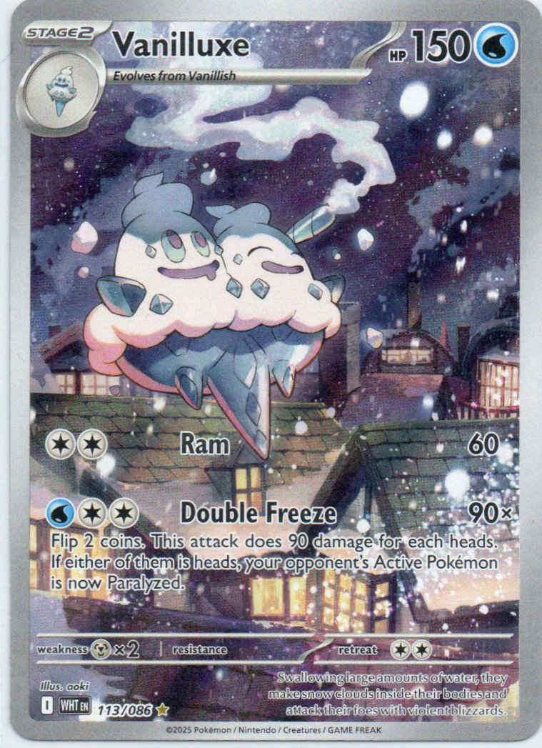 Vanilluxe 113 ingles Illustration rare