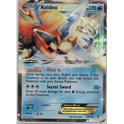 Keldeo EX 49 ingles ultra rare