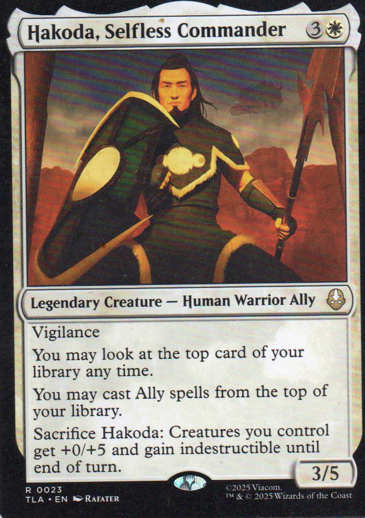 Hadoka, Selfless Commander Rare TLA 23