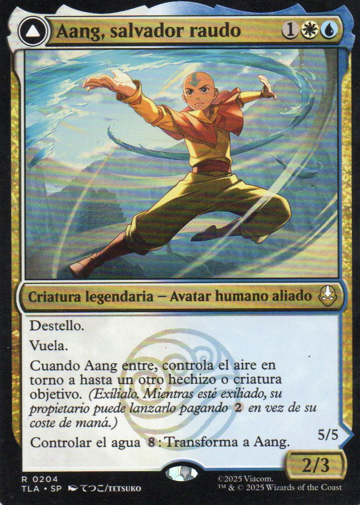 Aang, salvador raudo Rare TLA 204