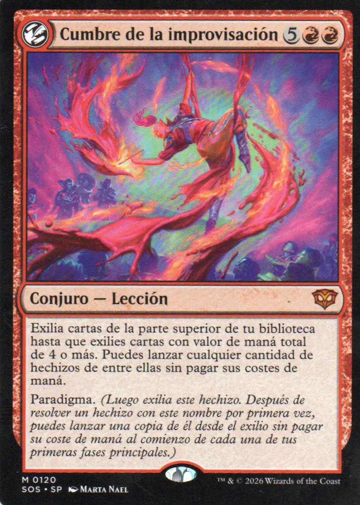 Cumbre de la Improvisacion Mythic rare SOS 120