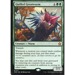 Quilled Greatwurm Mythic rare FDN 111