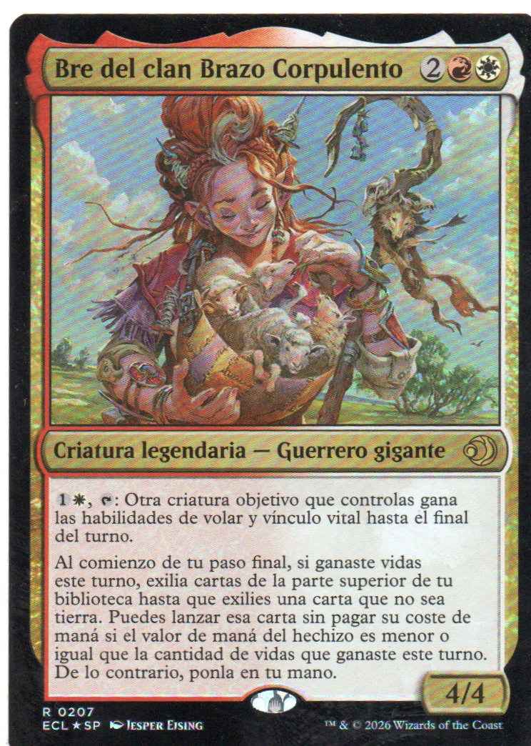Bre del clan Brazo Corpulento Rare Foil ECL 207