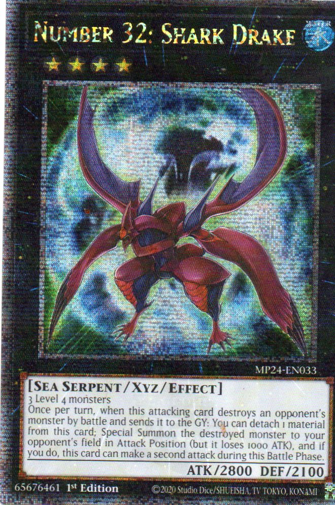 Number 32: Shark Drake MP24-EN033 Quarter rare