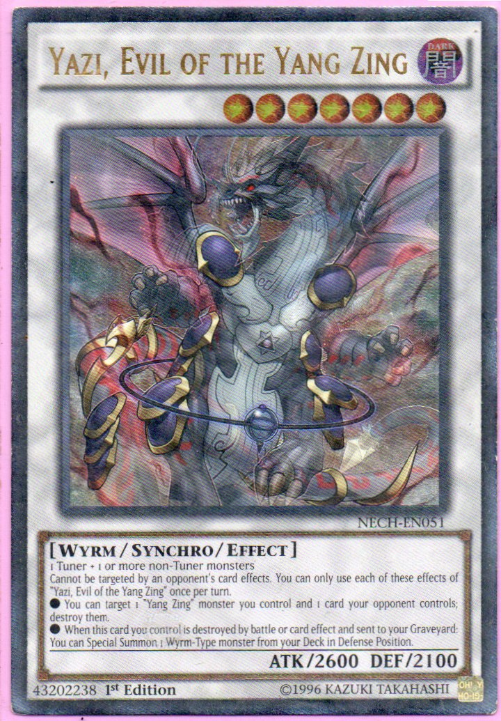 Yazi, Evil of the Yang Zing NECH-EN051 Ultimate rare