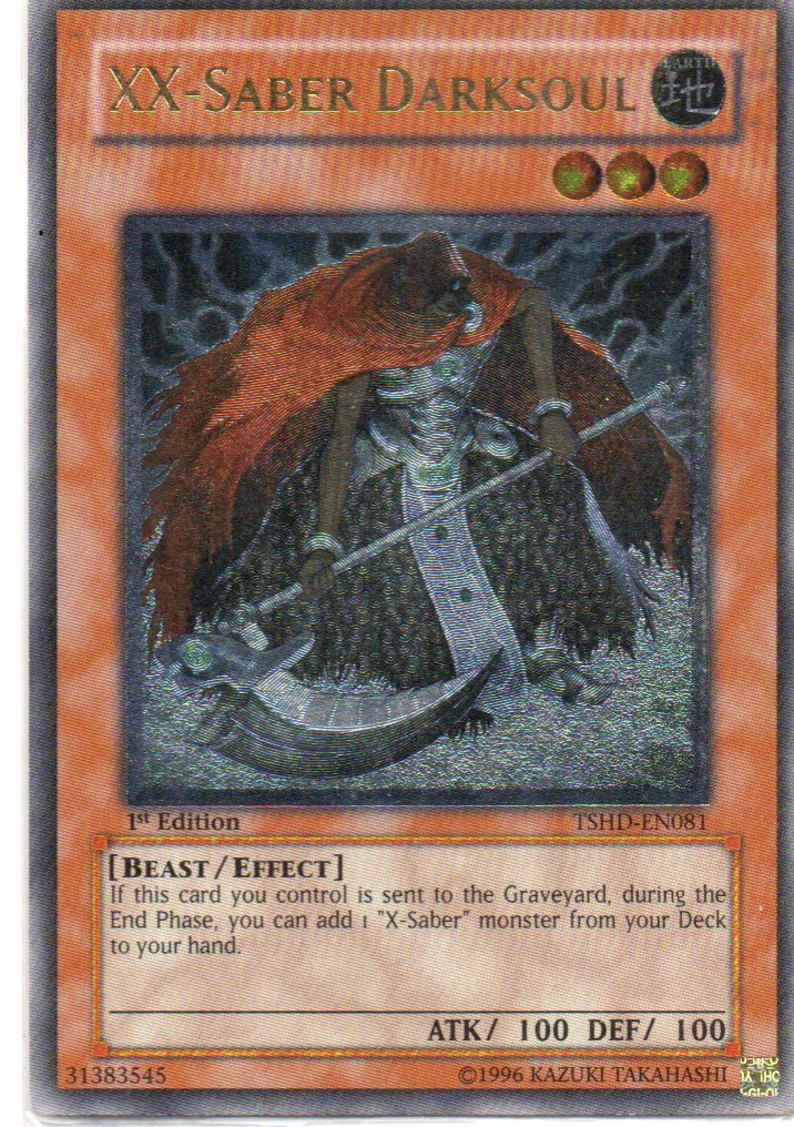 XX-Saber Darksoul TSHD-EN081 Ultimate rare