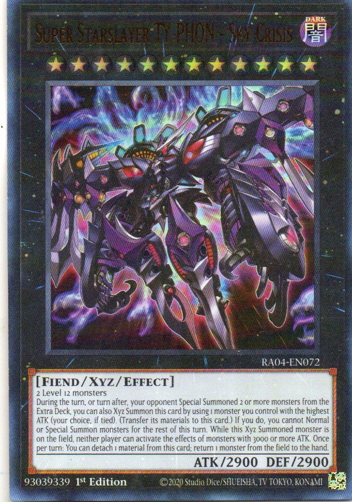 Super Starslayer Ty-Phon - Sky Crisis RA04-EN072 Ultra rare