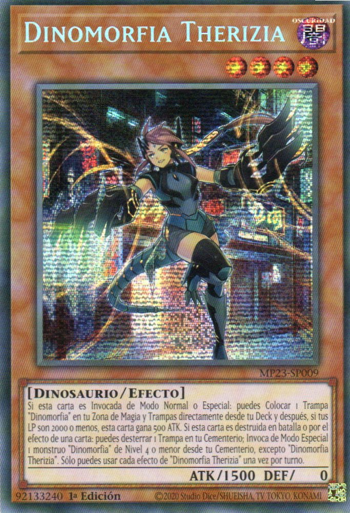 Dinomorfia Therizia MP23-SP009 Secret rare
