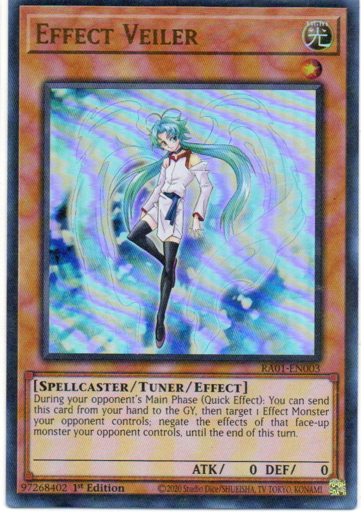 Effect Veiler RA01-EN003 Ultra rare