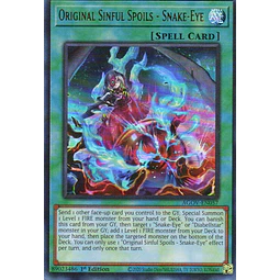 Original Sinful Spoils -  Snake Eye AGOV-EN057 Ultra rare