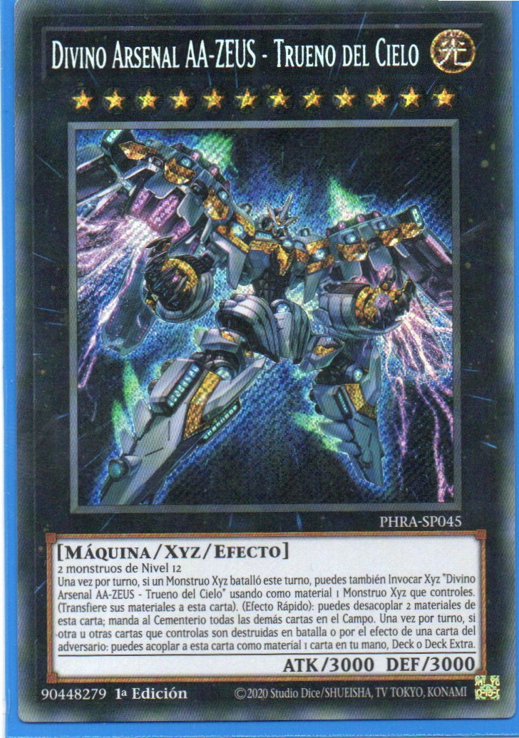 Divino Arsenal AA-Zeus - Trueno del Cielo PHRA-SP045 Secret rare