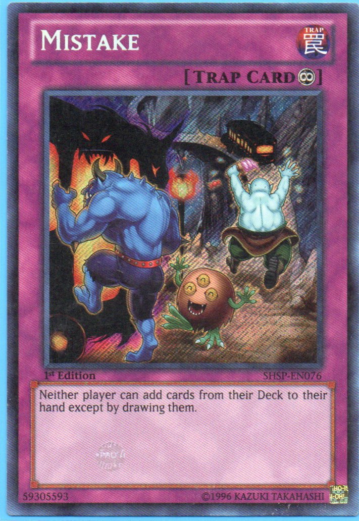 Mistake SHSP-EN076 Secret rare