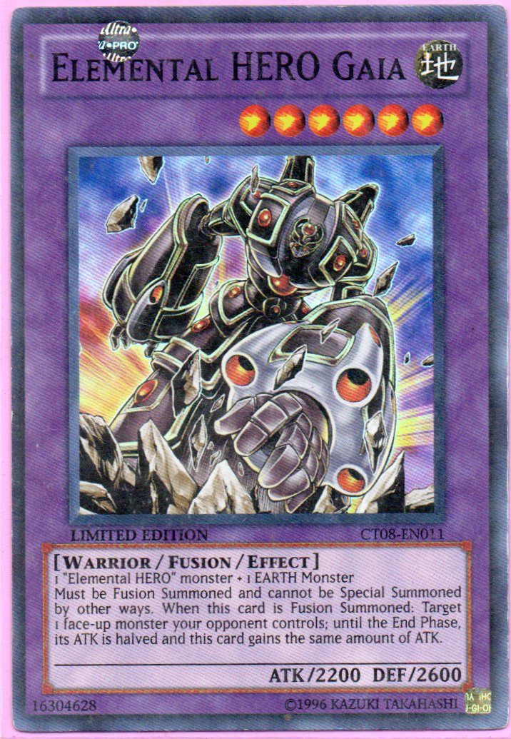Elemental Hero Gaia CT08-EN011 Super rare